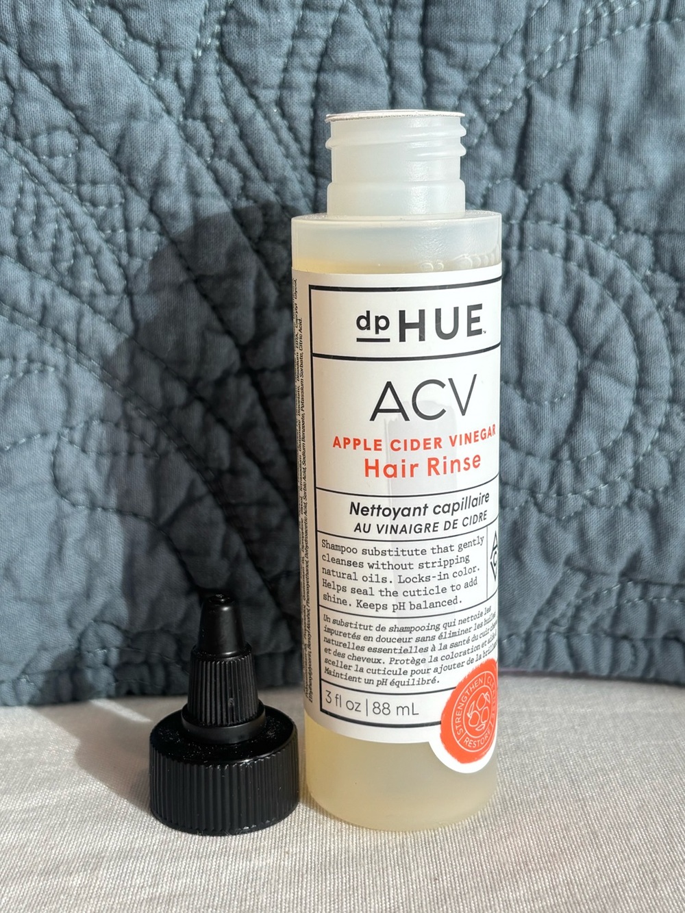 dpHUE ACV Apple Cider Vinegar Hair Rinse 3 oz Scalp Cleanser NEW